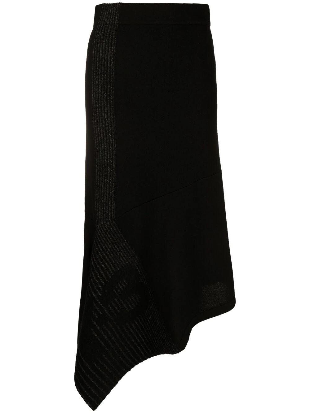 CH1 asymmetric knitted skirt - 1