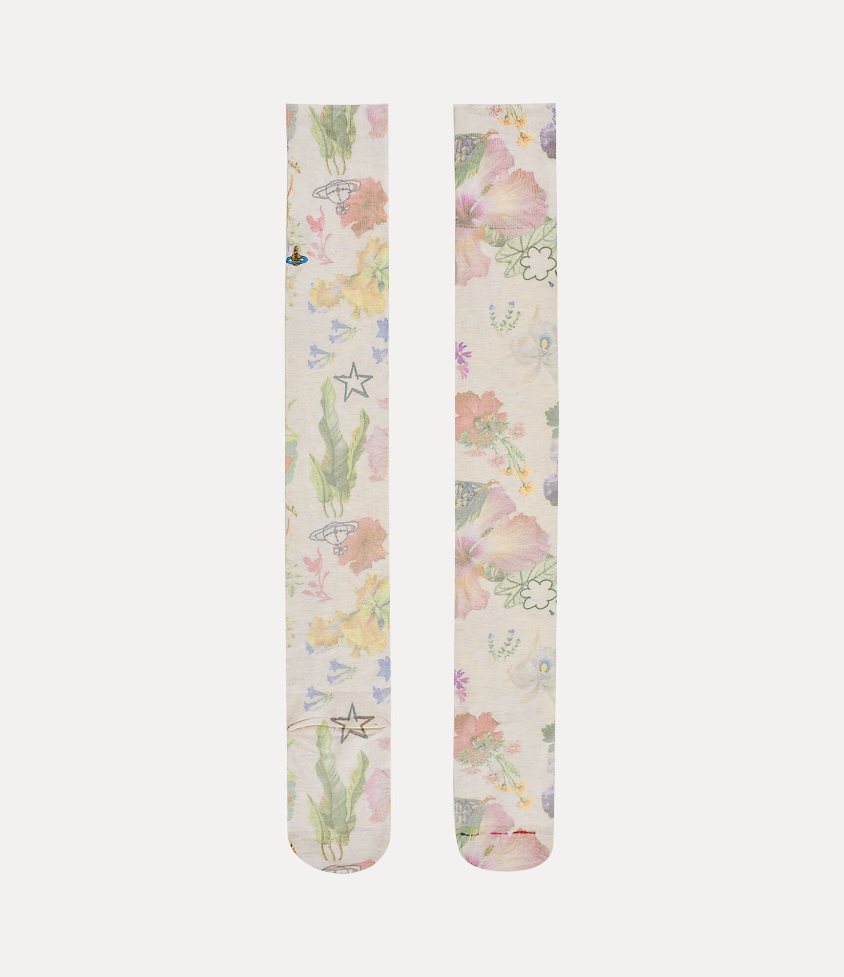 HIBISCUS OVER THE KNEE SOCKS - 1