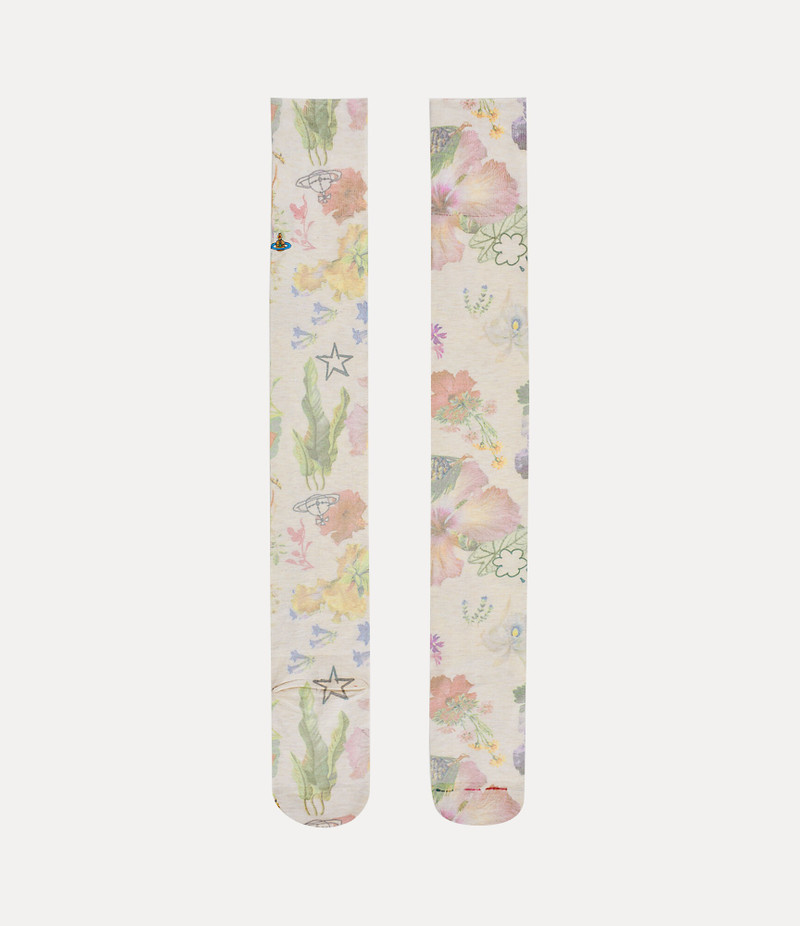 HIBISCUS OVER THE KNEE SOCKS 1