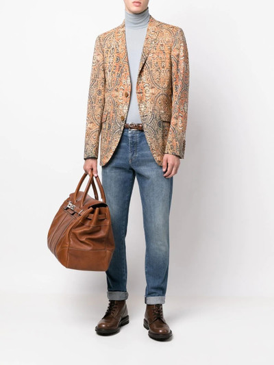 Etro floral embroidered blazer outlook