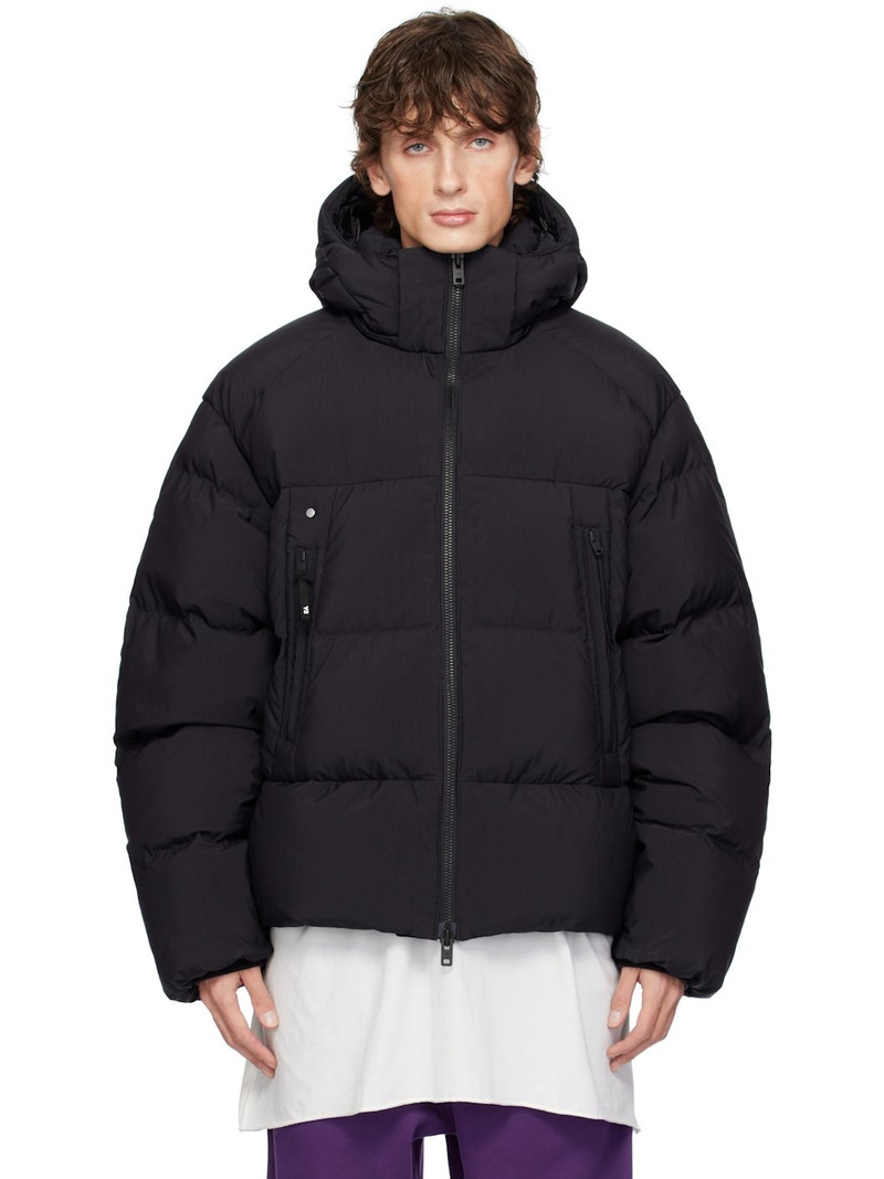 Black Puffer Down Jacket 1