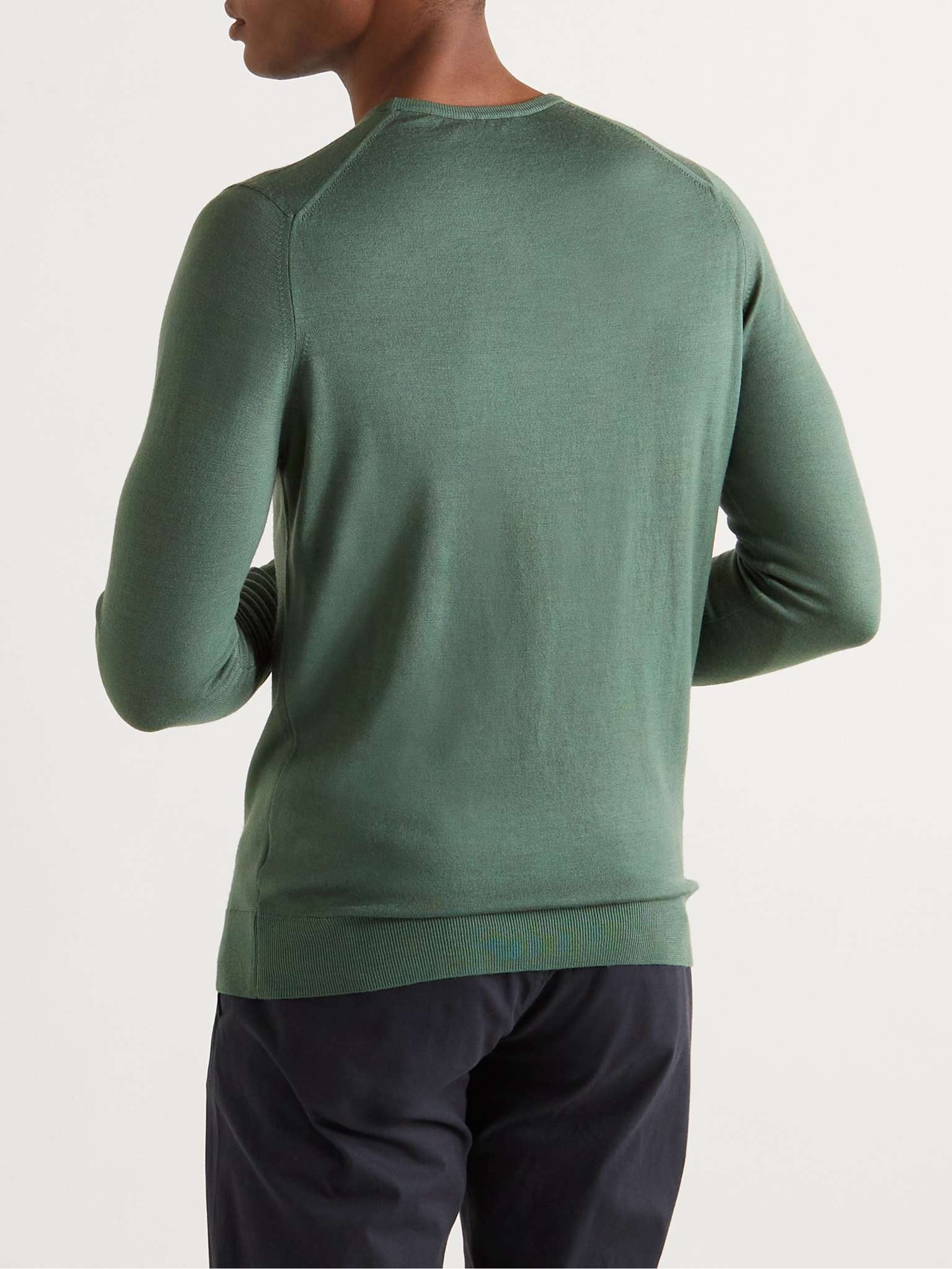 Slim-Fit Merino Wool Sweater - 4