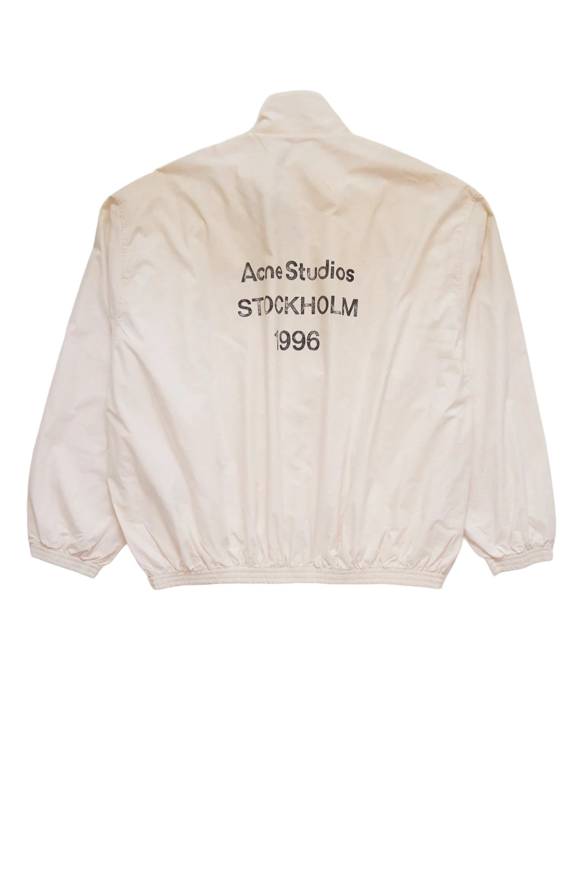 Acne Studios Logo Zipper Jacket Dusty White - 4
