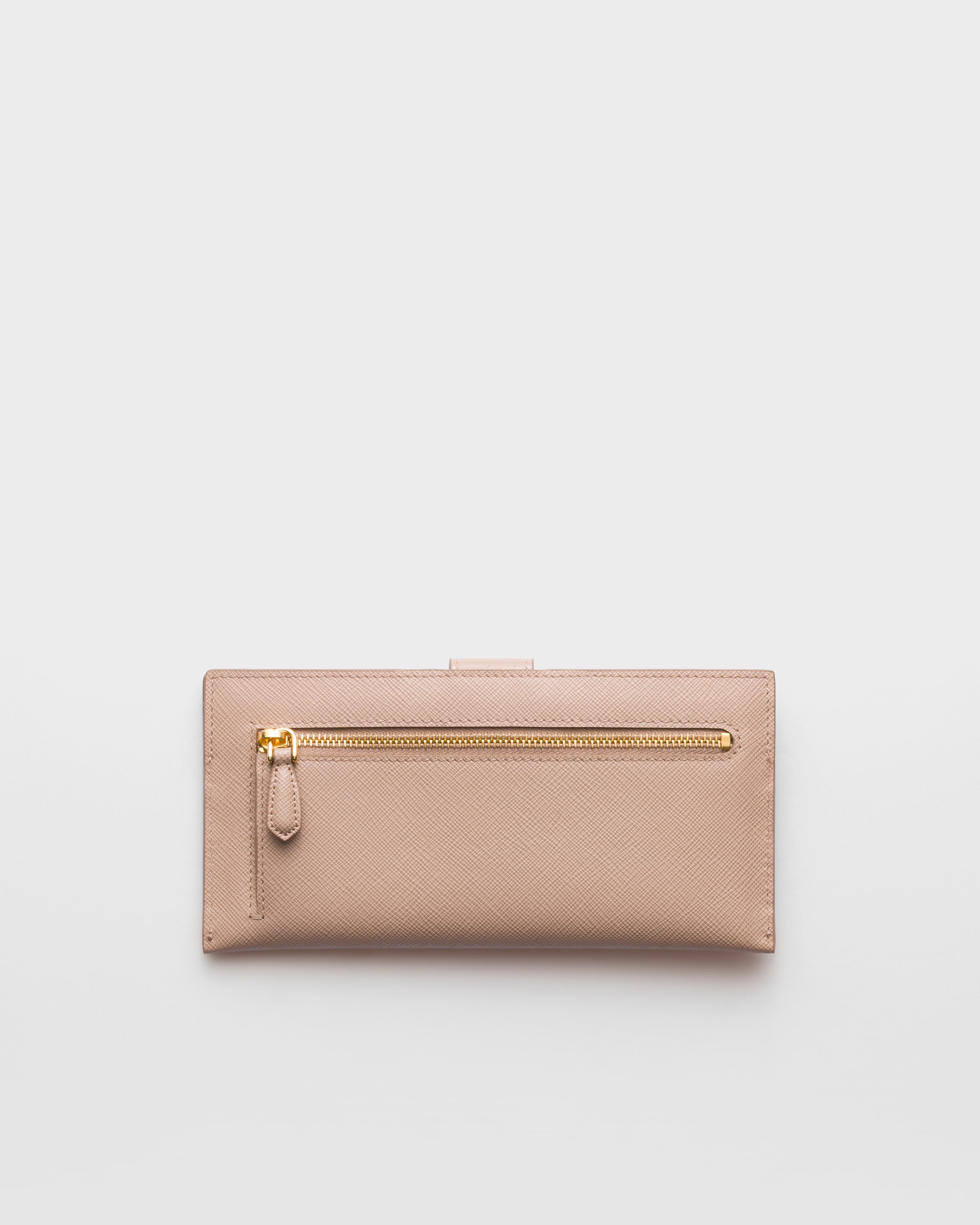 Large Saffiano and leather wallet - 3