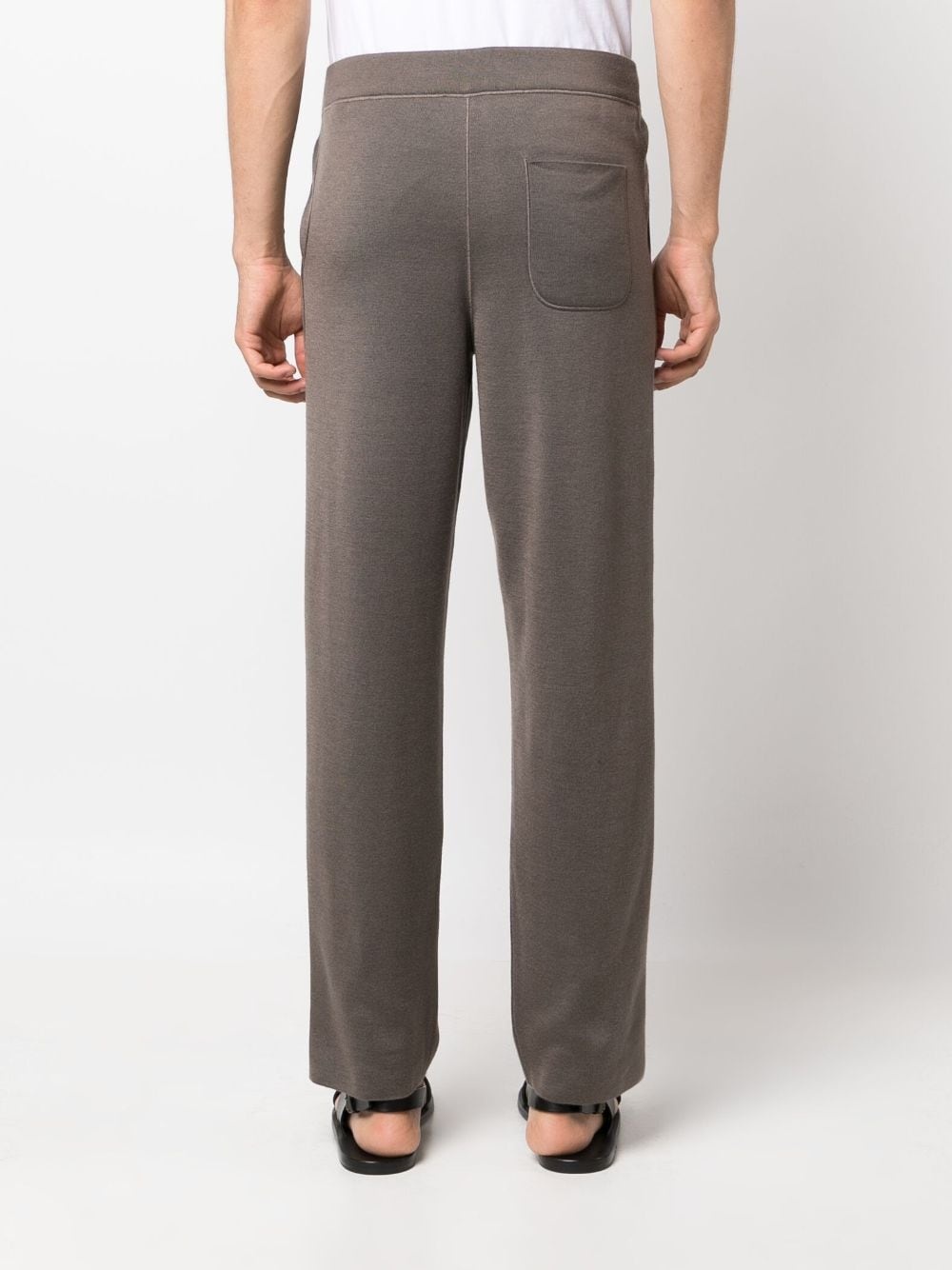 drawstring-fastening track pants - 4