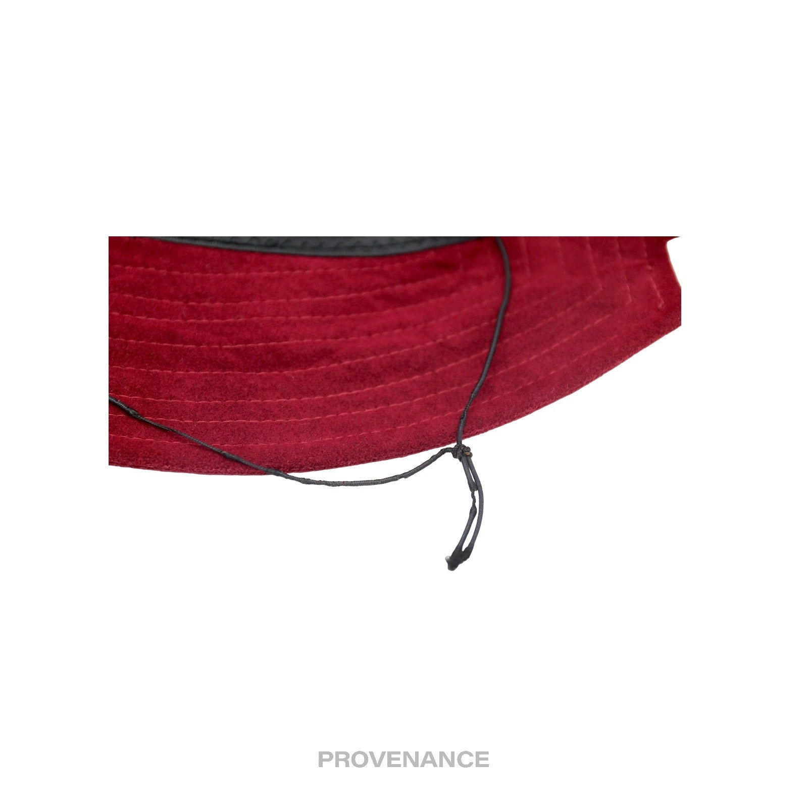 Givenchy Play Logo Notch Bucket Hat - Wine Microsuede - 7