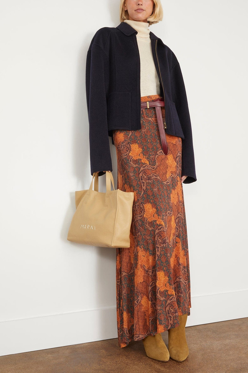 ULLA JOHNSON Carina Jacket in Midnight outlook