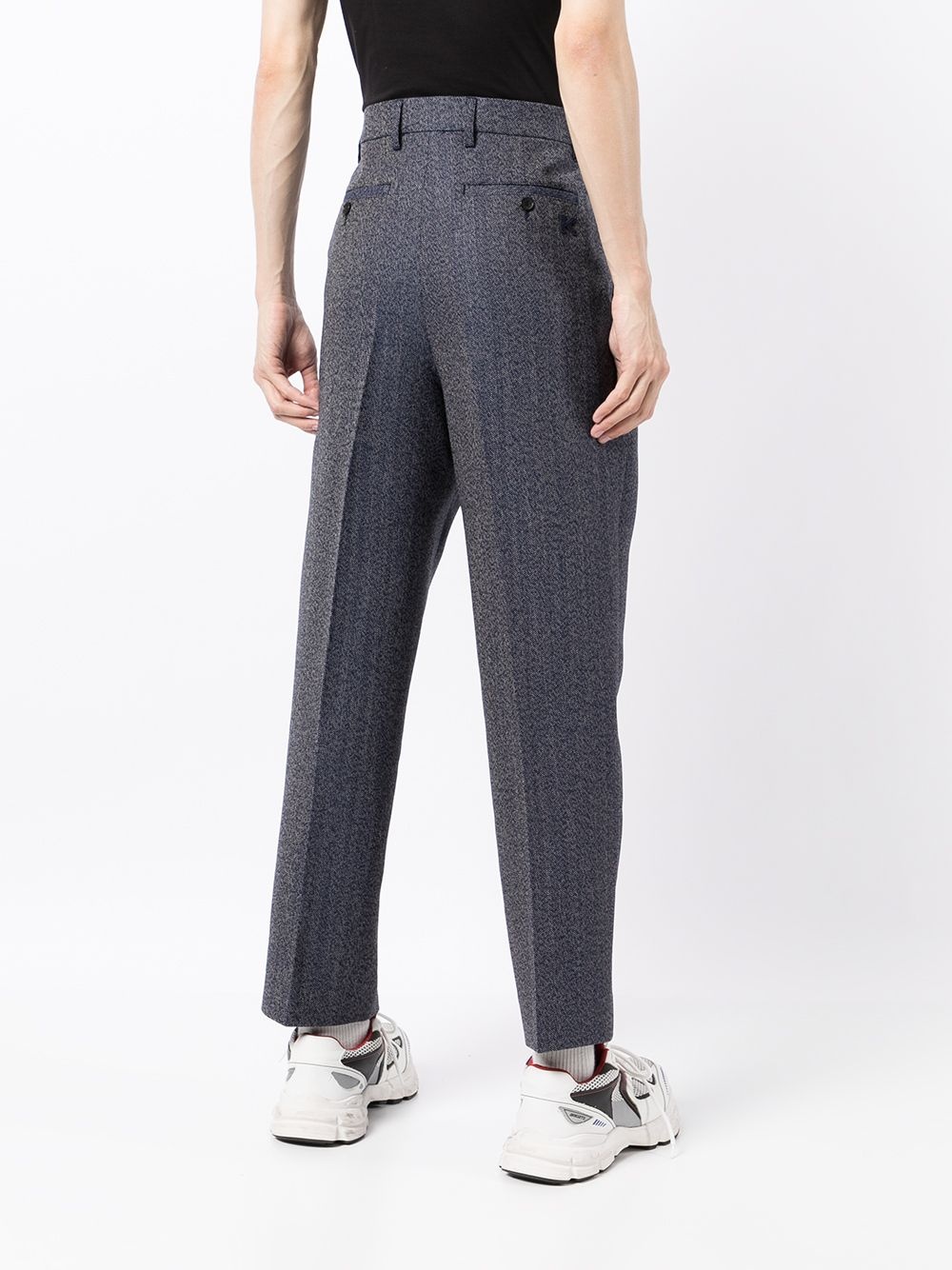 high-rise tailored trousers - 4