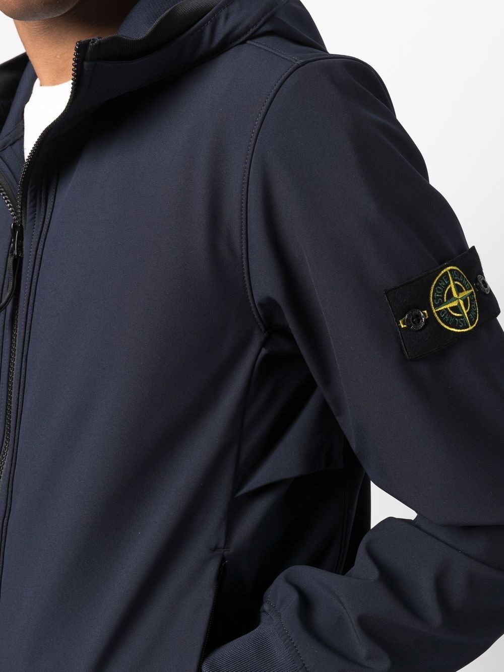 Compass badge hooded track jacket - 5