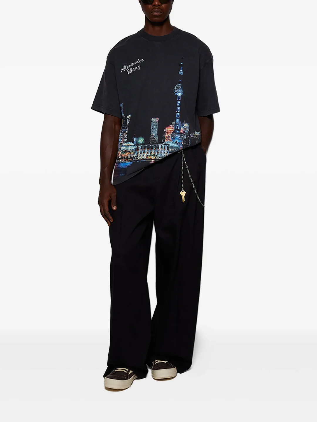 Tailored Pants With Chain - 2