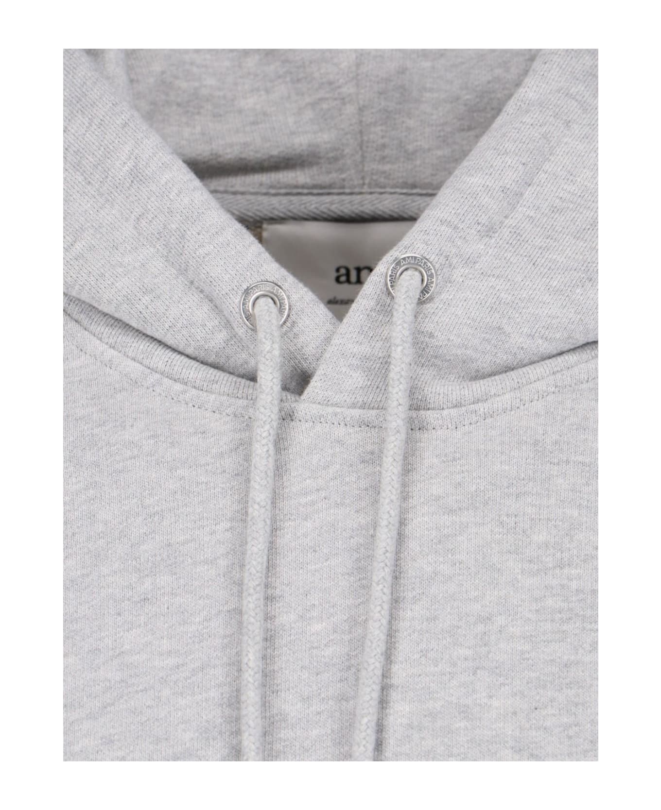 AMI Paris 'paris' Logo Hoodie | italist | REVERSIBLE