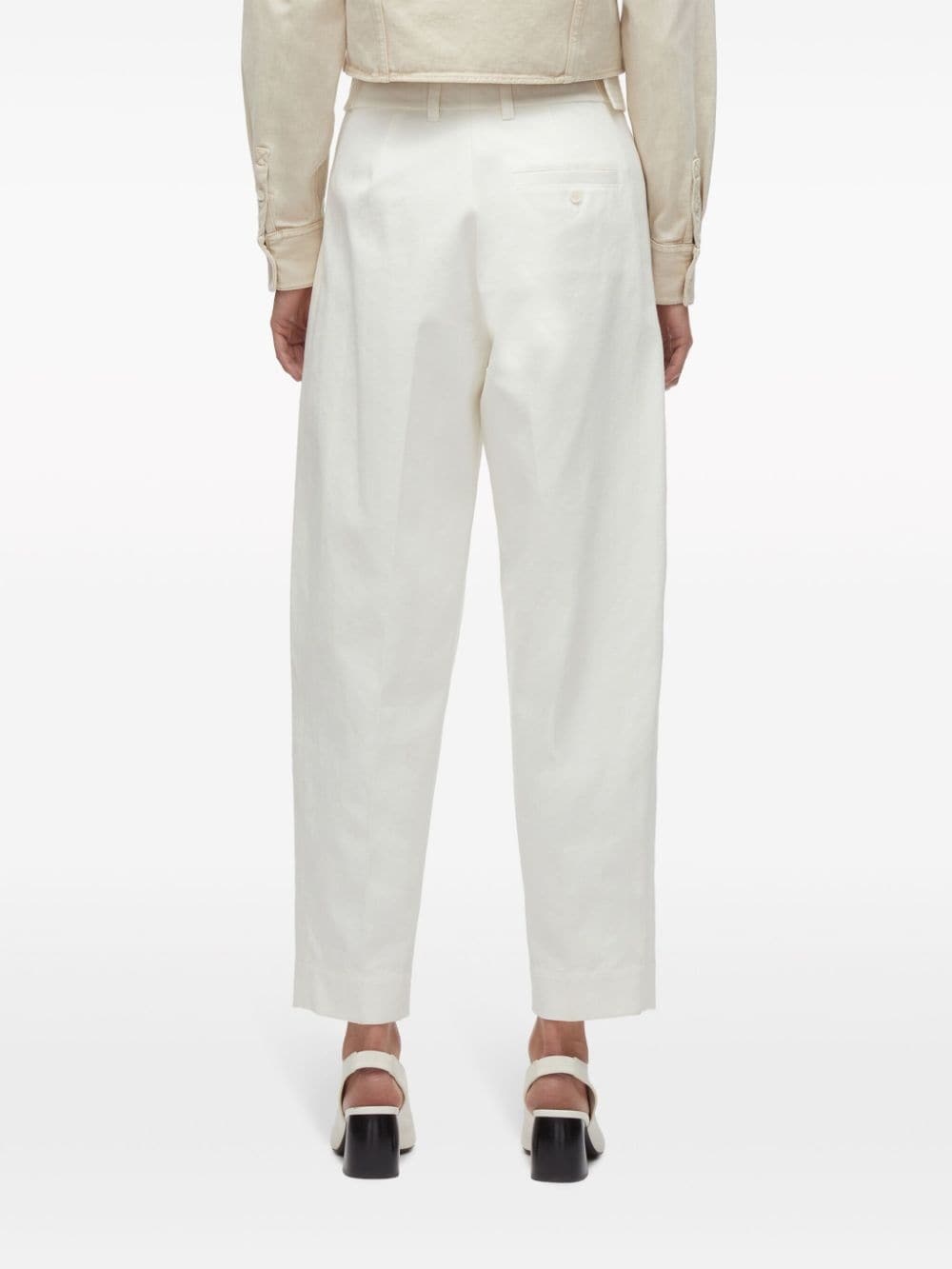 belted tapered trousers - 5