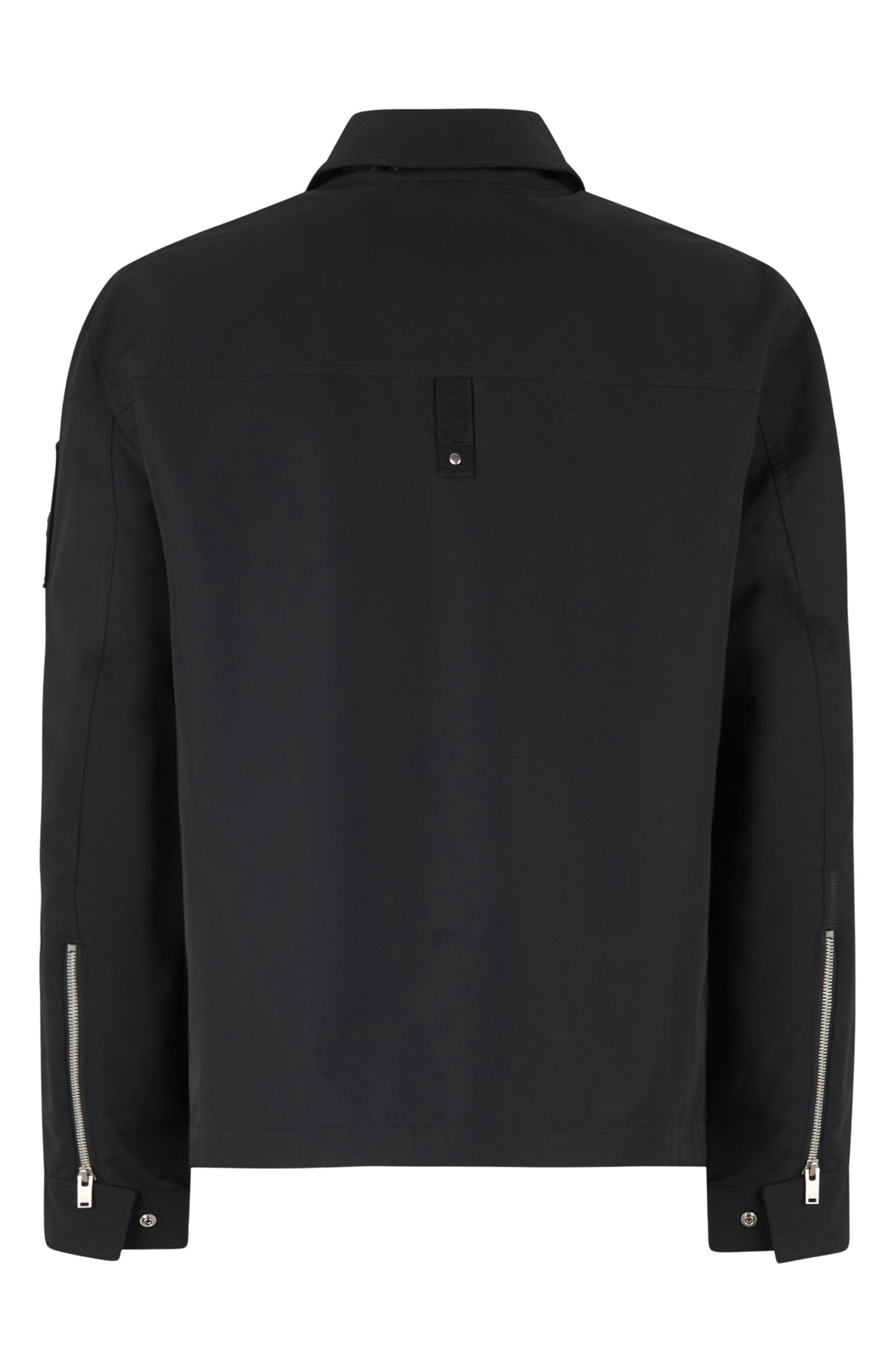 Moose Knuckles Jacques Water Repellent Shirt Jacket in Black at Nordstrom - 4
