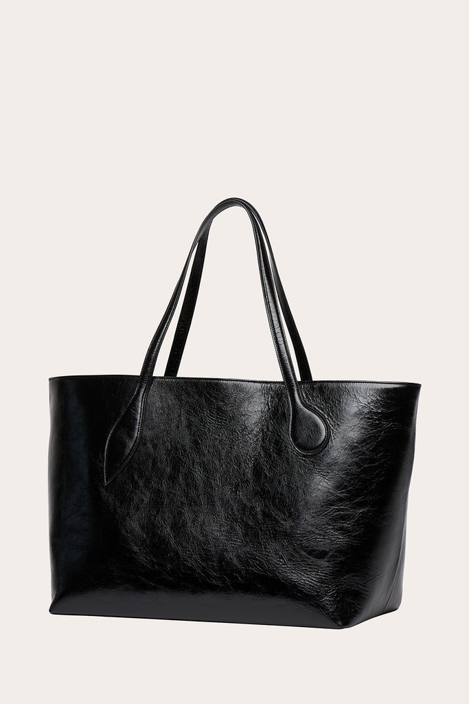 MEGA SPROUT TOTE BLACK GLOSSY - 2