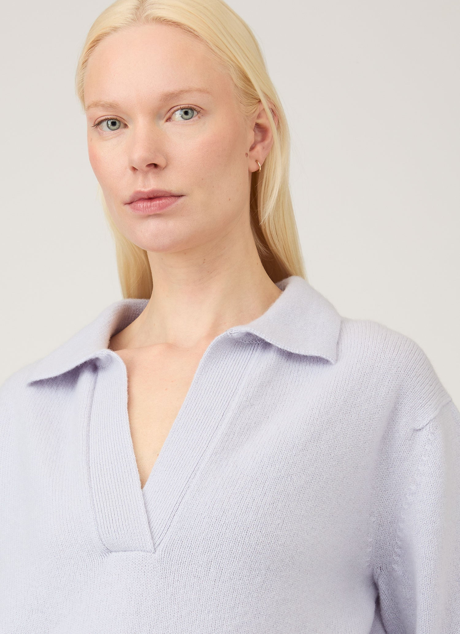 Lambswool Polo Neck Jumper - 4