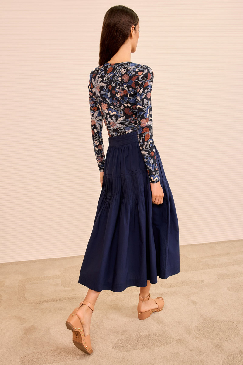 Blythe Drop Waist Midi Skirt 4