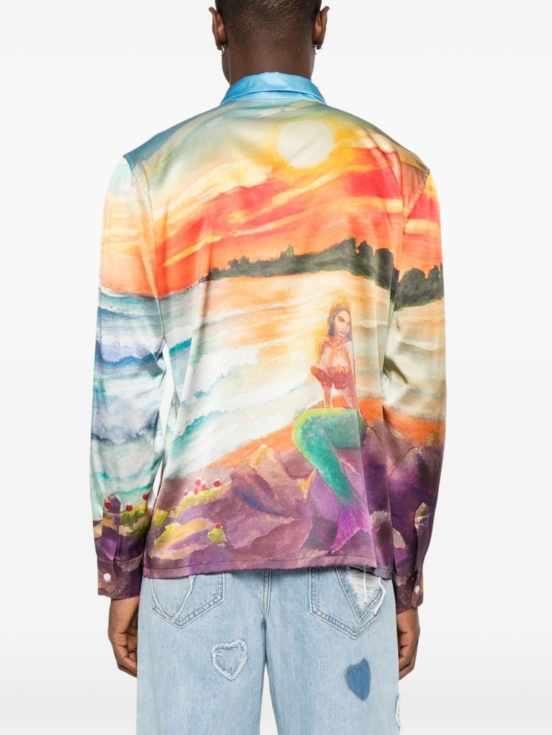 abstract-print silk shirt 4