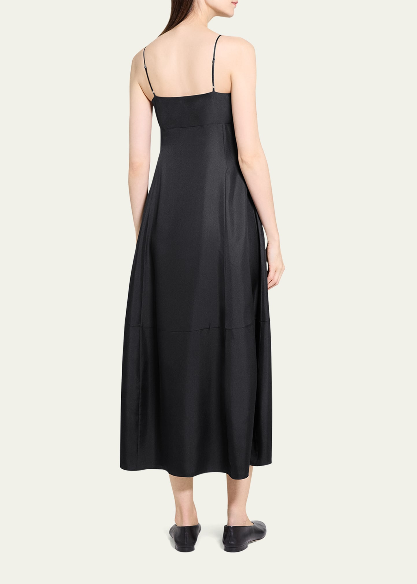 Sleeveless Silk-Twill Dress - 2