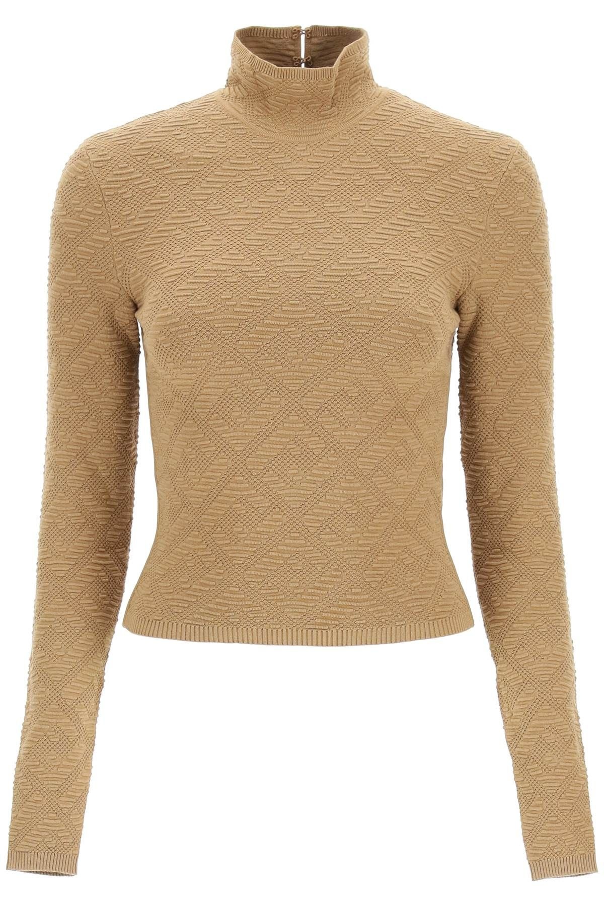 FF DIAGONAL JACQUARD SWEATER - 1