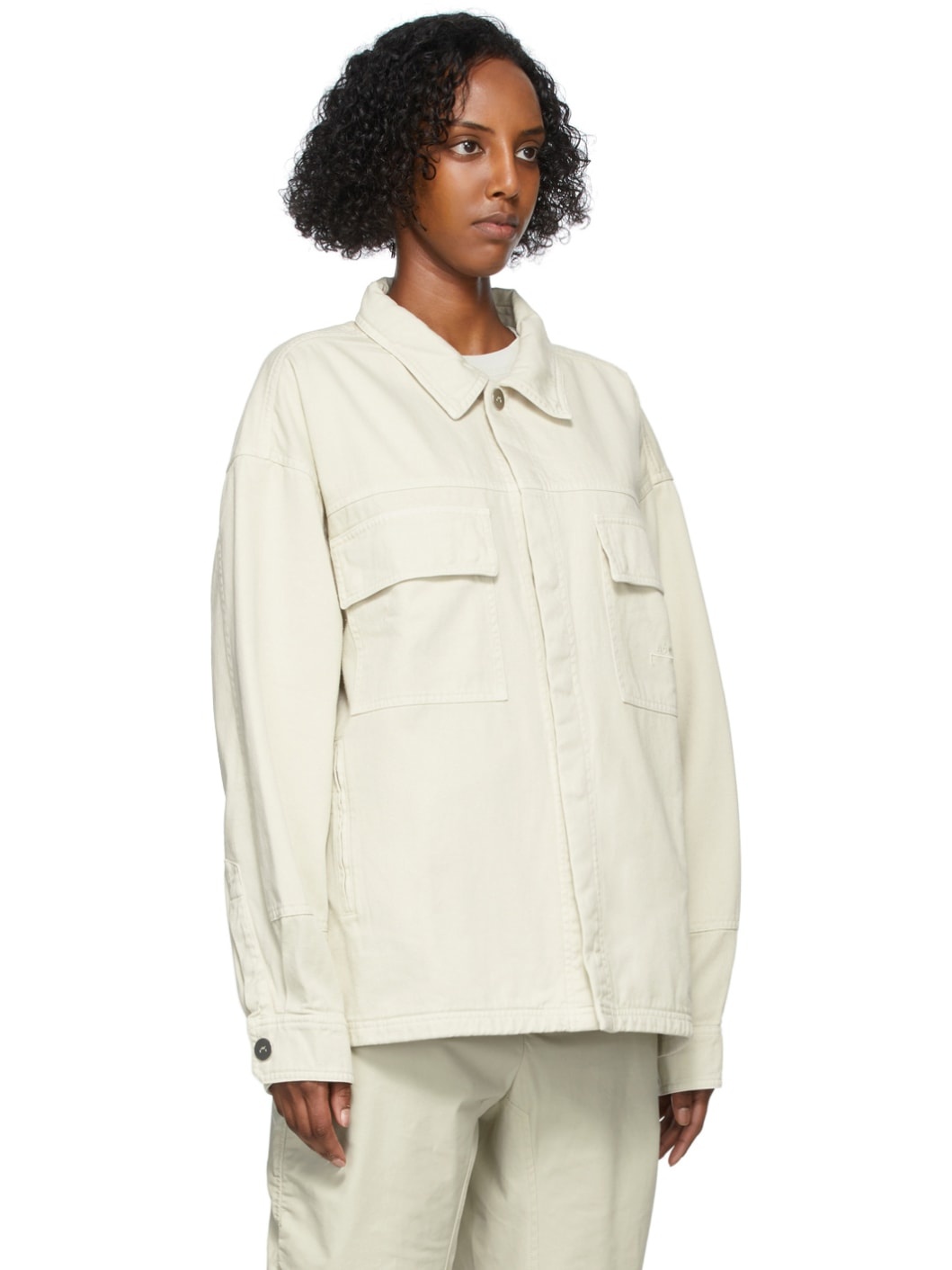 Beige Syncline Overshirt Jacket - 2