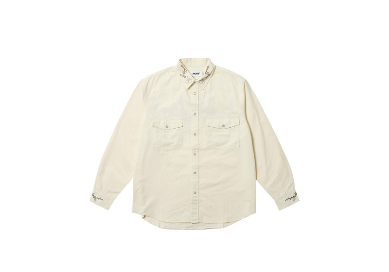 PALACE FLEXUS SHIRT SOFT WHITE outlook
