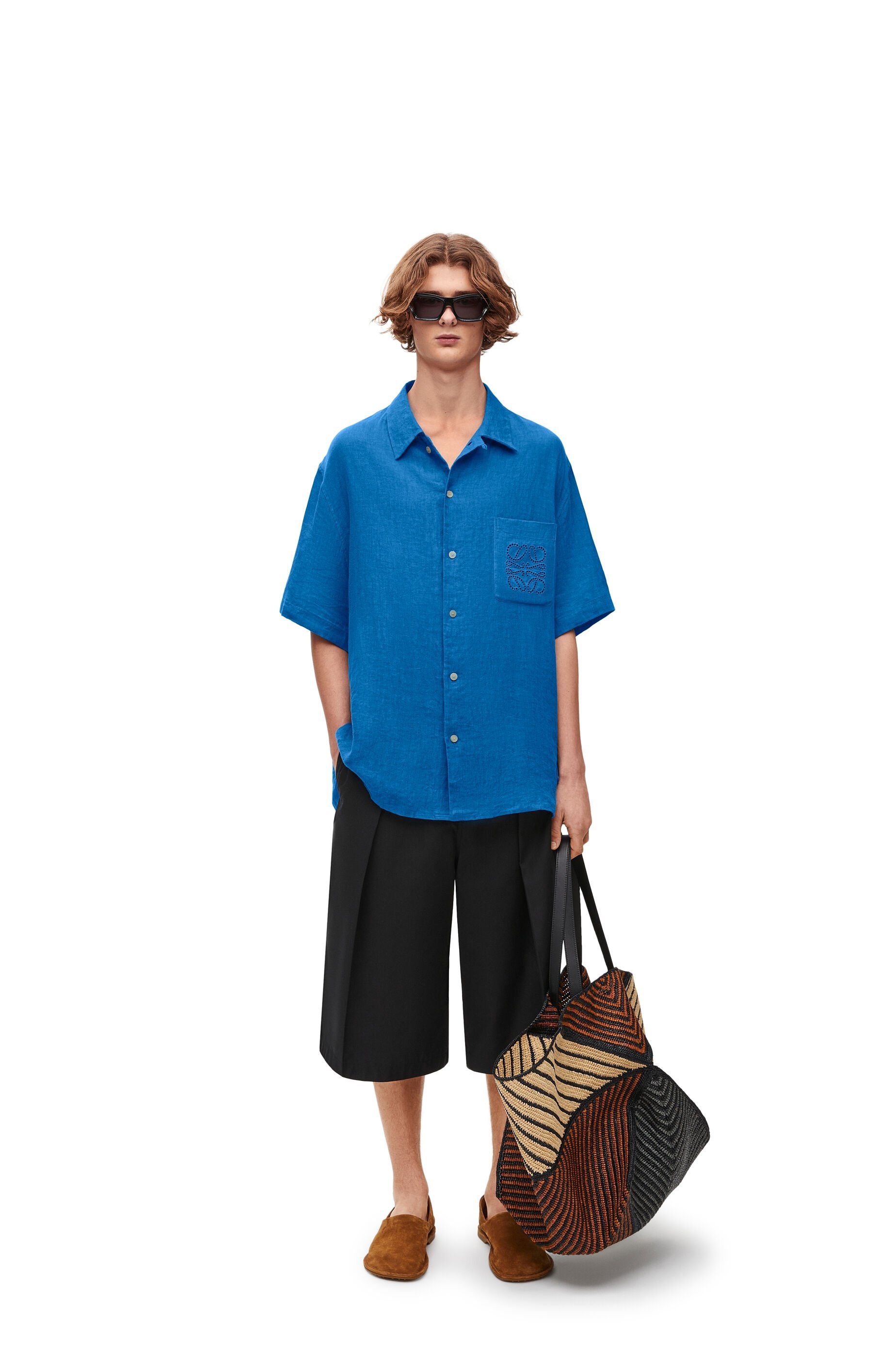 Short sleeve shirt in linen - 2