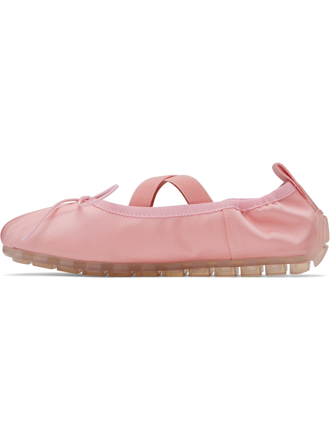 Pink Grip Ballerina Flats - 3