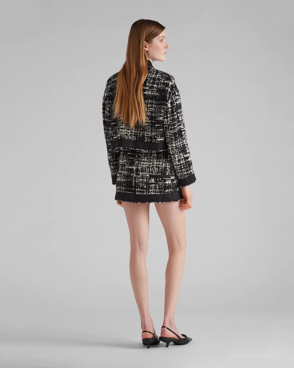 Printed fabric and Re-Nylon jacket - 5