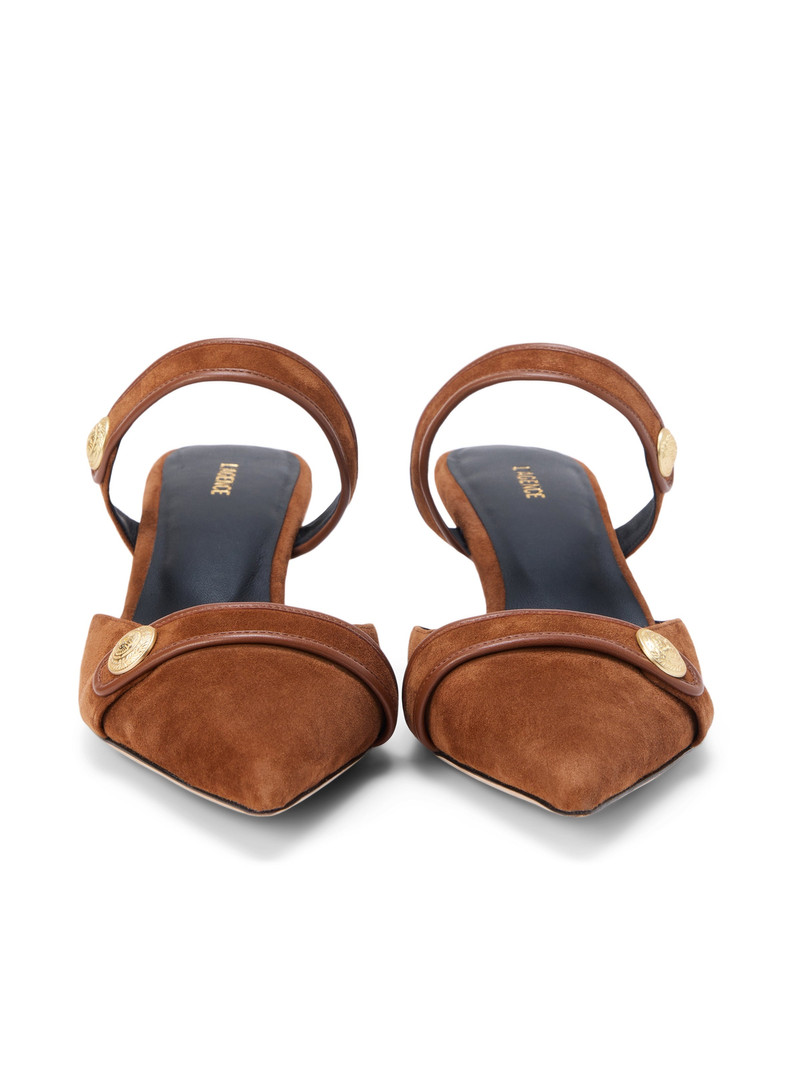 L'AGENCE Gilliane Suede Mule outlook