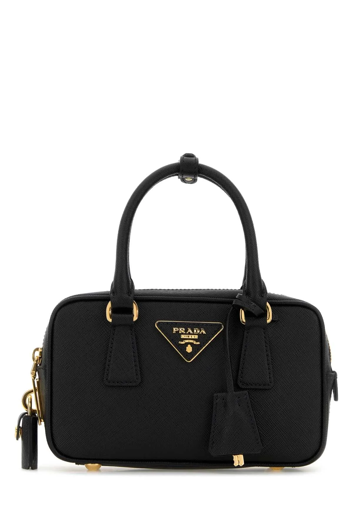 Prada Mini Leather Handbag, 19 cm x 13 cm x 6 cm - 1
