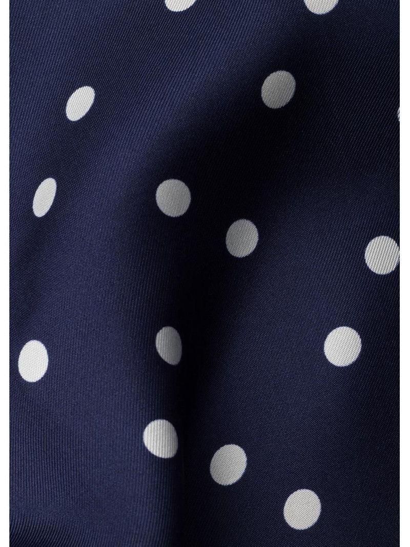 Polka Dot Silk Scarf 3