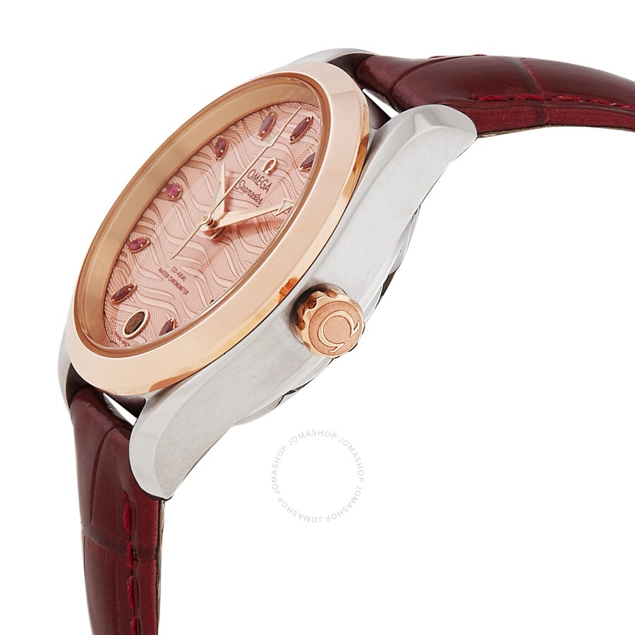 Omega Seamaster Automatic Chronometer Pink Dial Ladies Watch 220.23.34.20.60.001 - 2