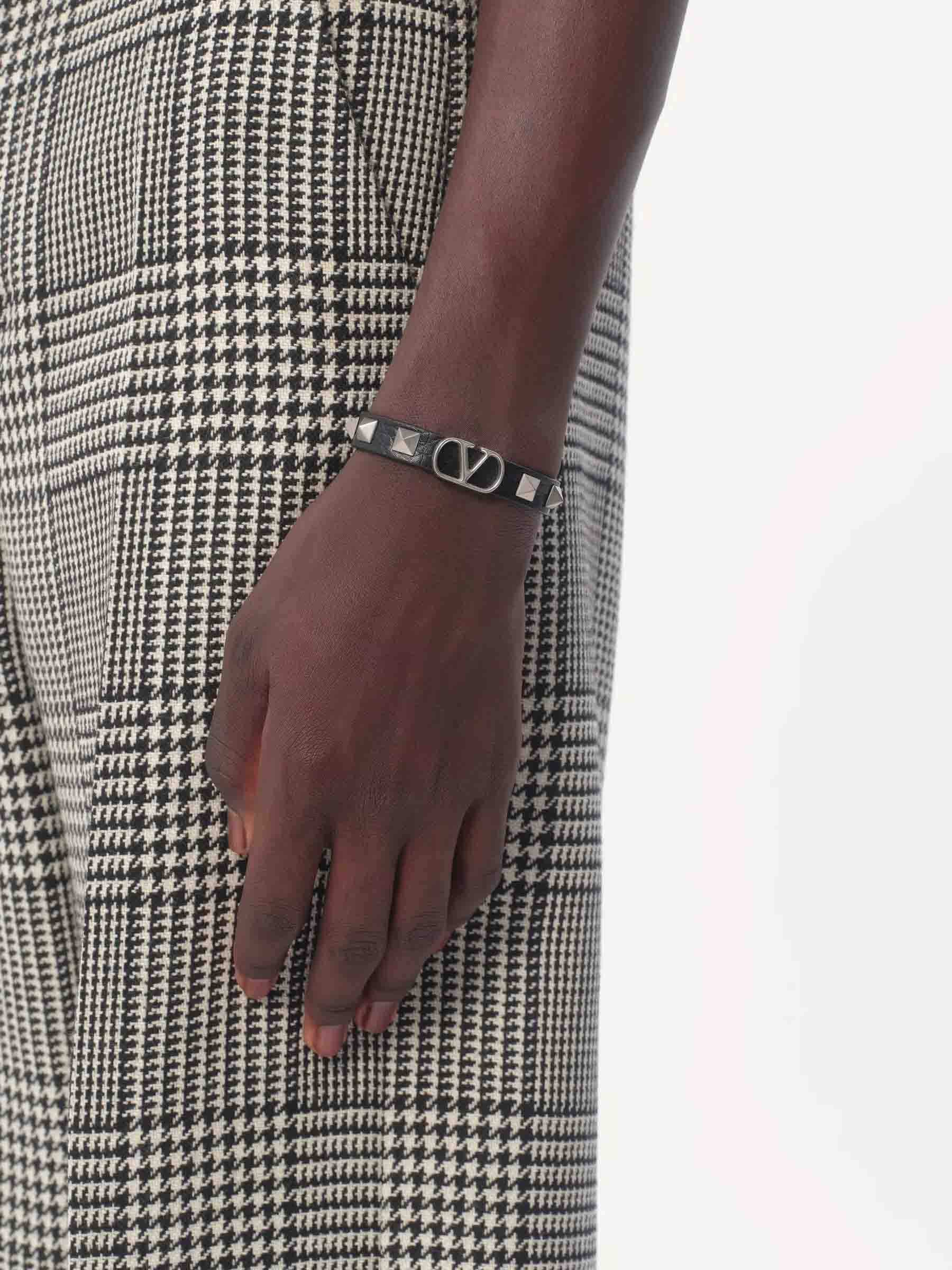VLOGO LEATHER BRACELET - 2