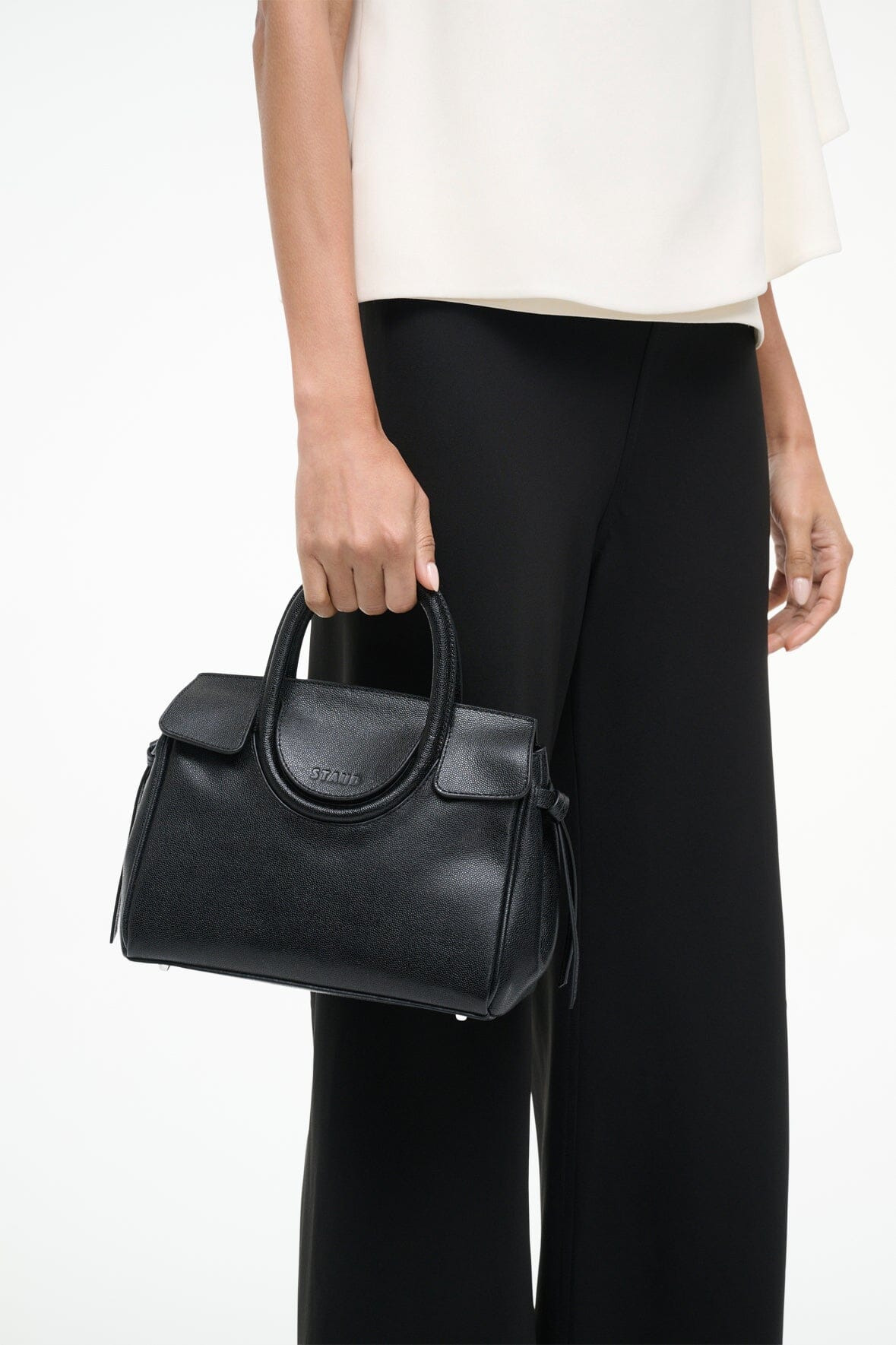 STAUD MAUDE MINI CARRYALL BLACK - 2