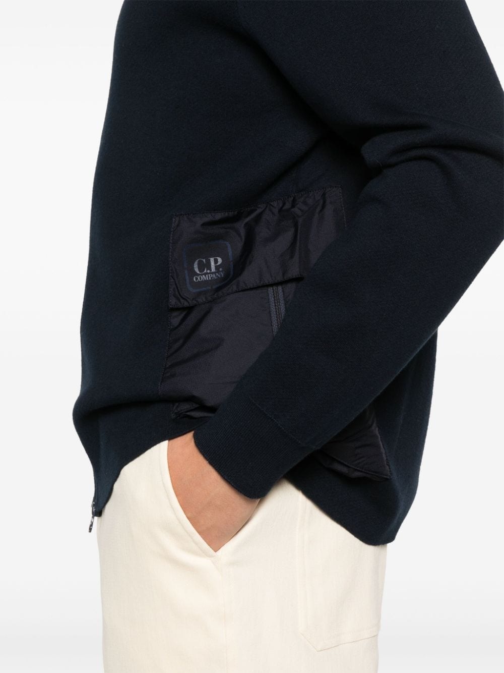 cotton zip-up cardigan - 5