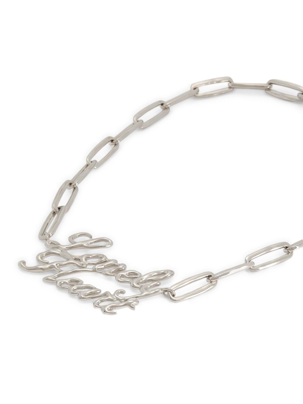 slogan-plaque necklace - 3