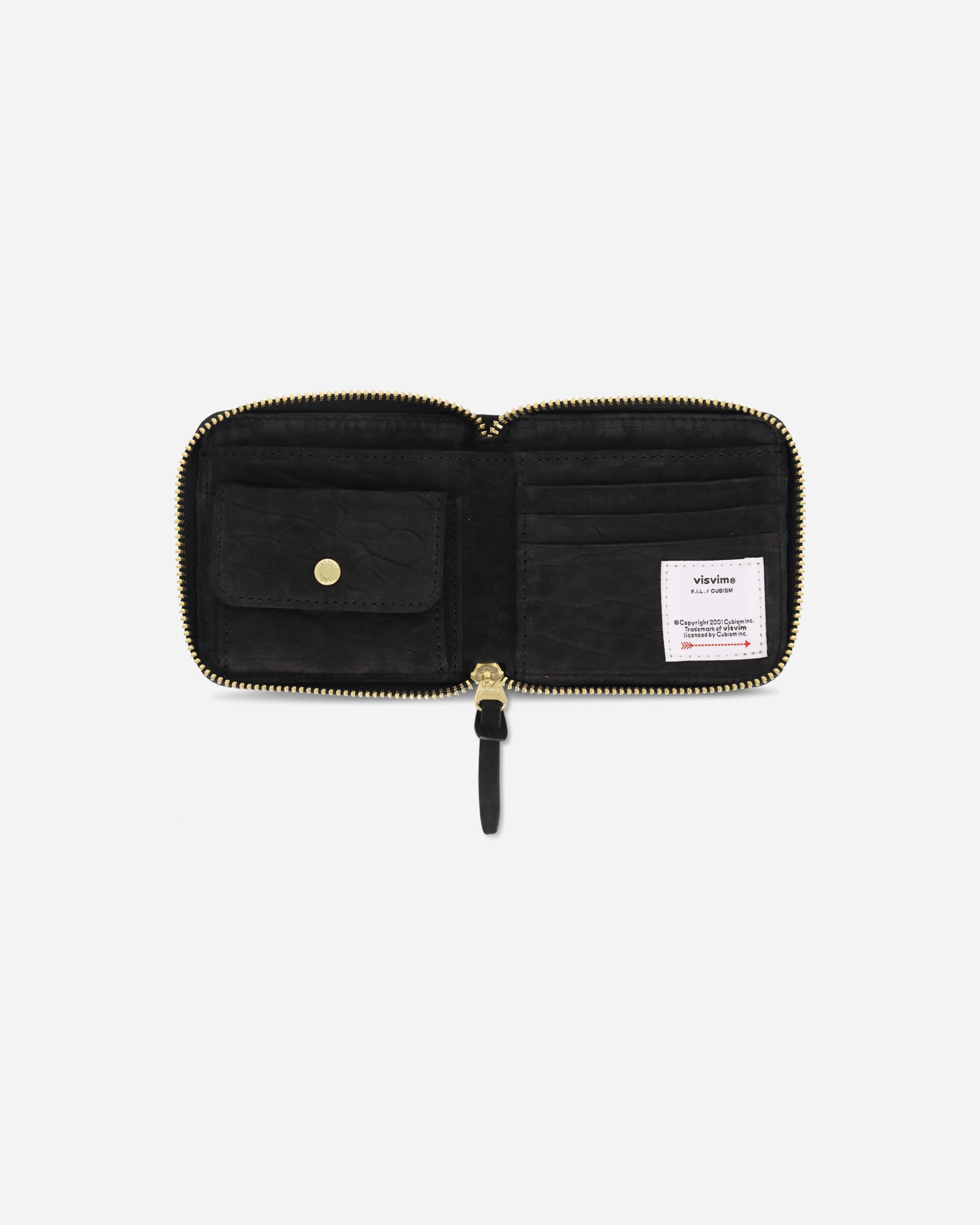 Suede Bi-Fold Wallet Black - 3