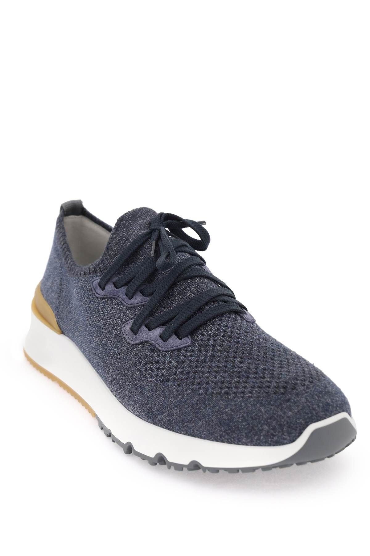 KNIT CHINE SNEAKERS IN - 4