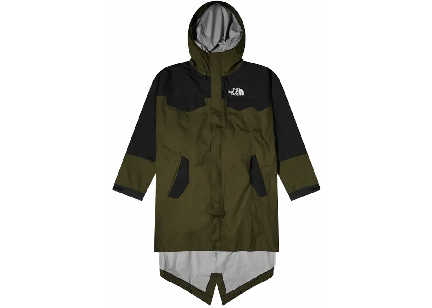 The North Face x Undercover Soukuu Hike Packable Fishtail Shell Parka Forest Night Green/TNF Black - 1