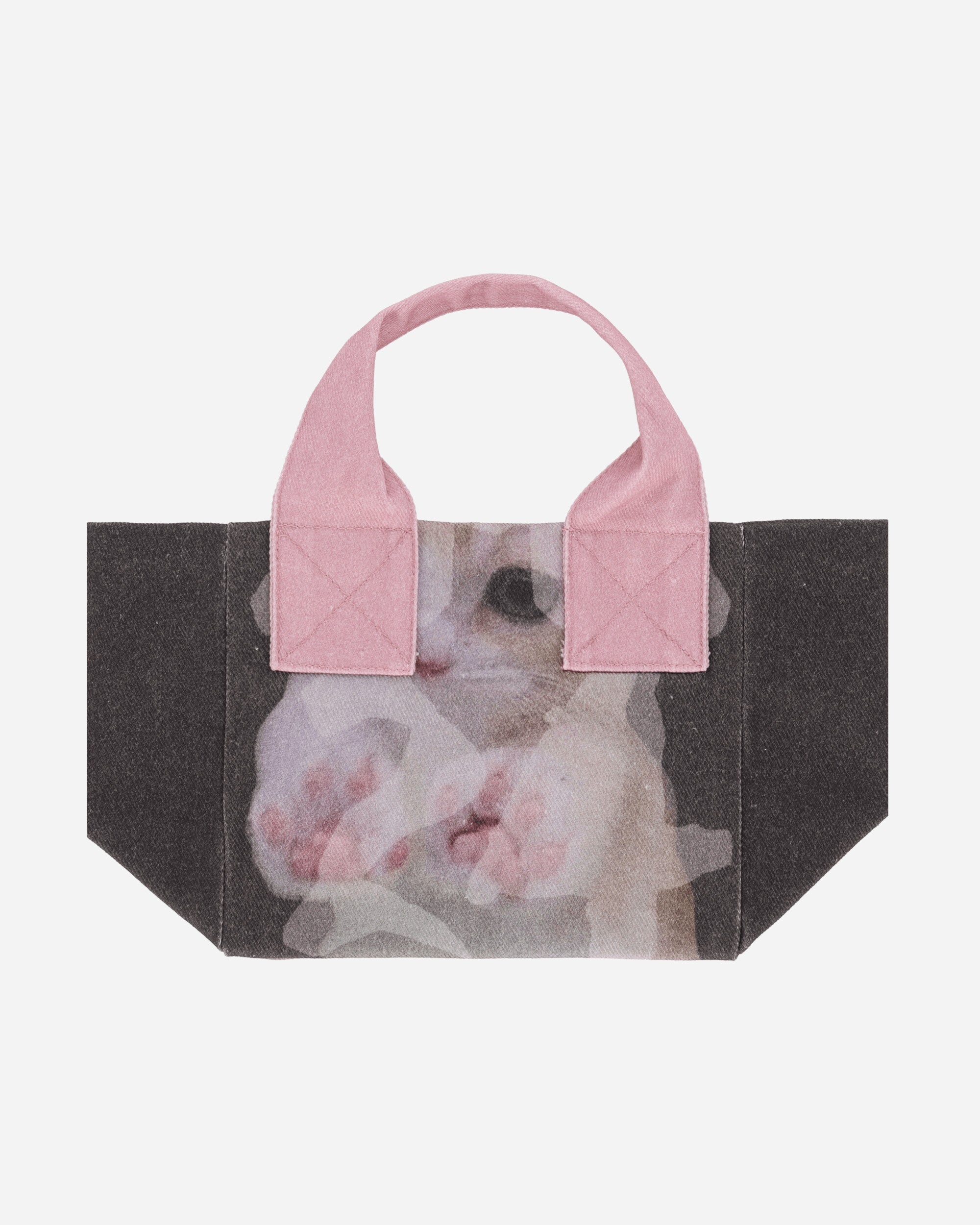 Mini Tote Bag Cat Print - 3