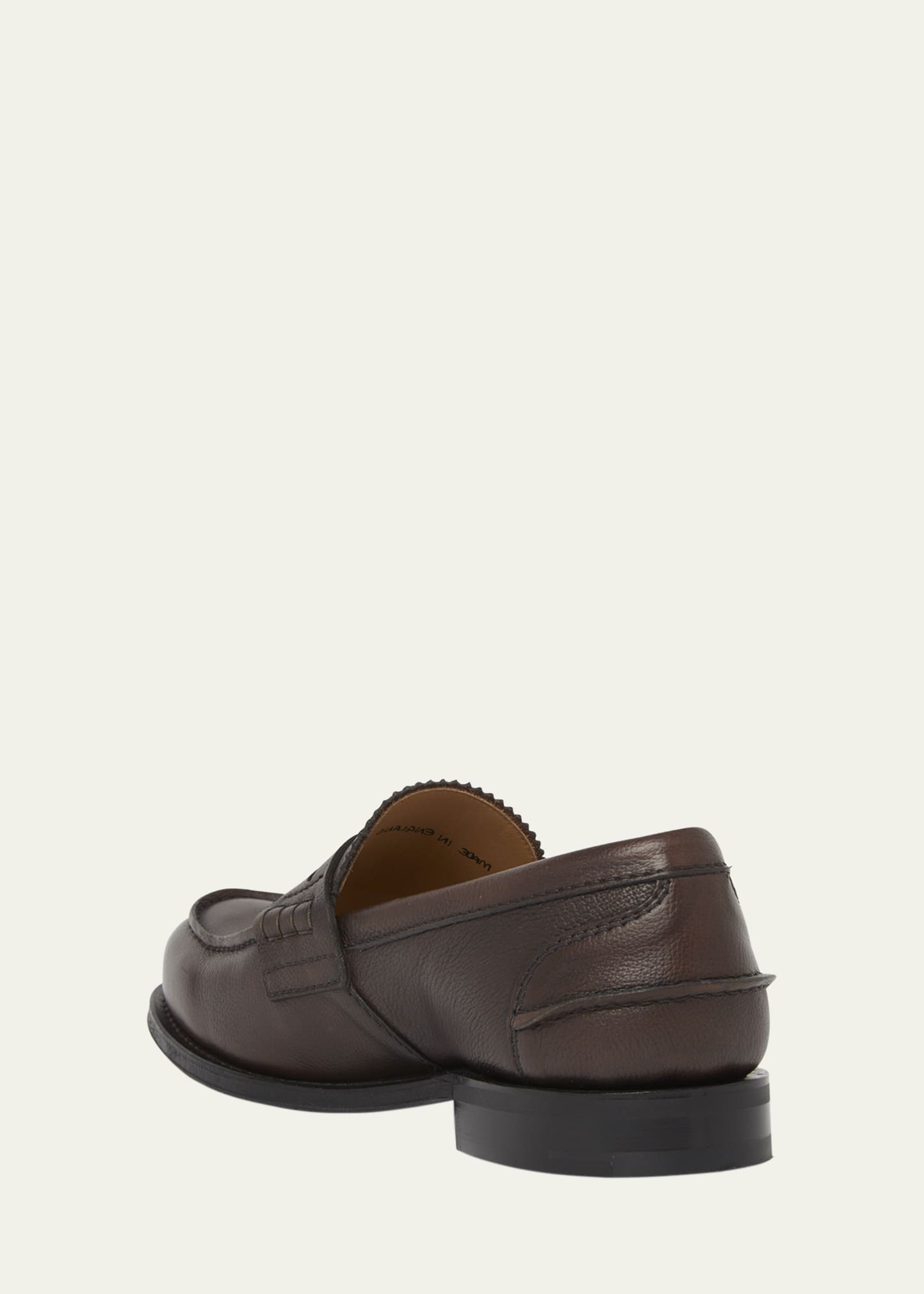 Men's Pembrey 2.0 Grained Leather Penny Loafers - 2