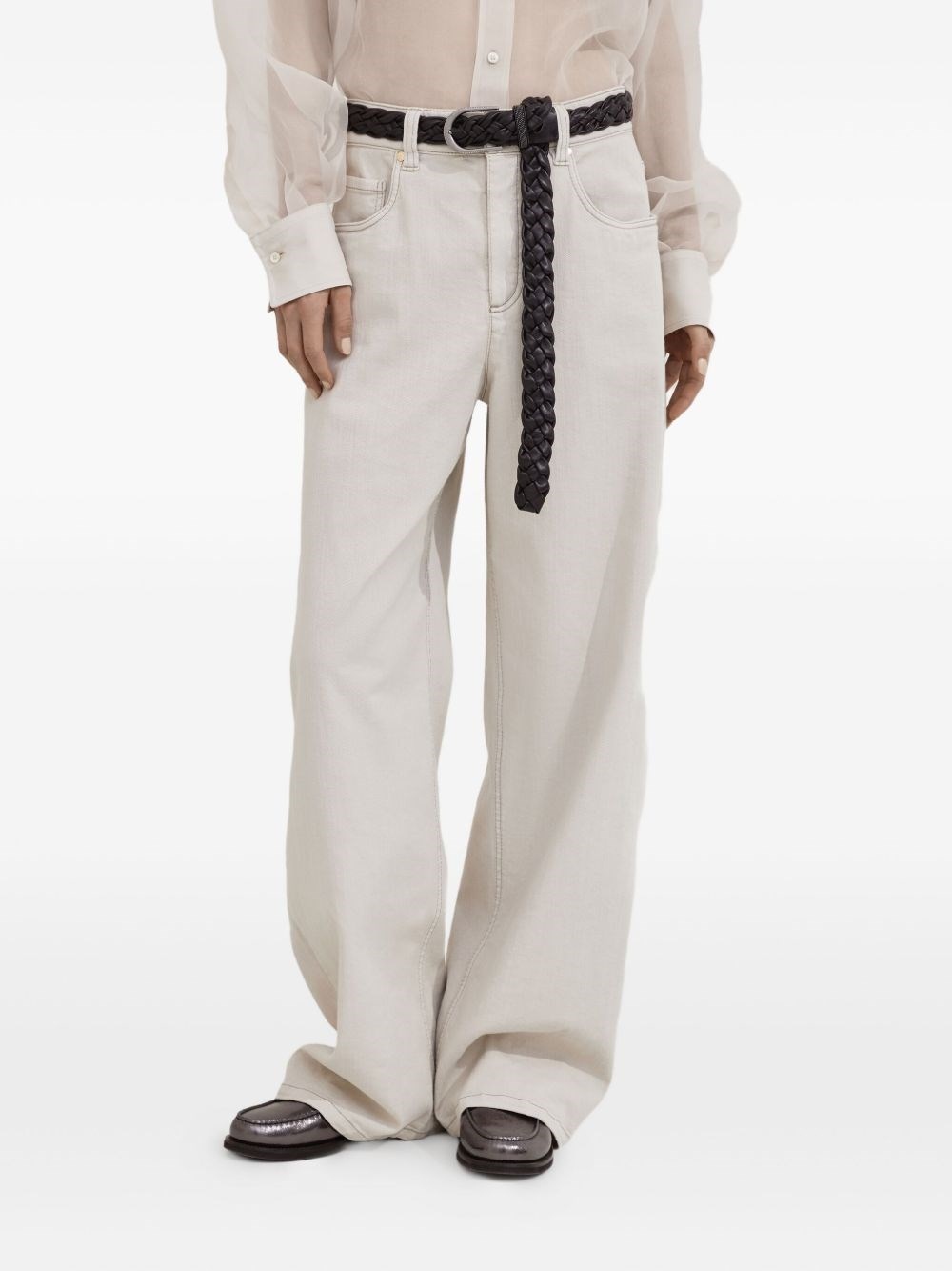 Cotton loose trousers - 3