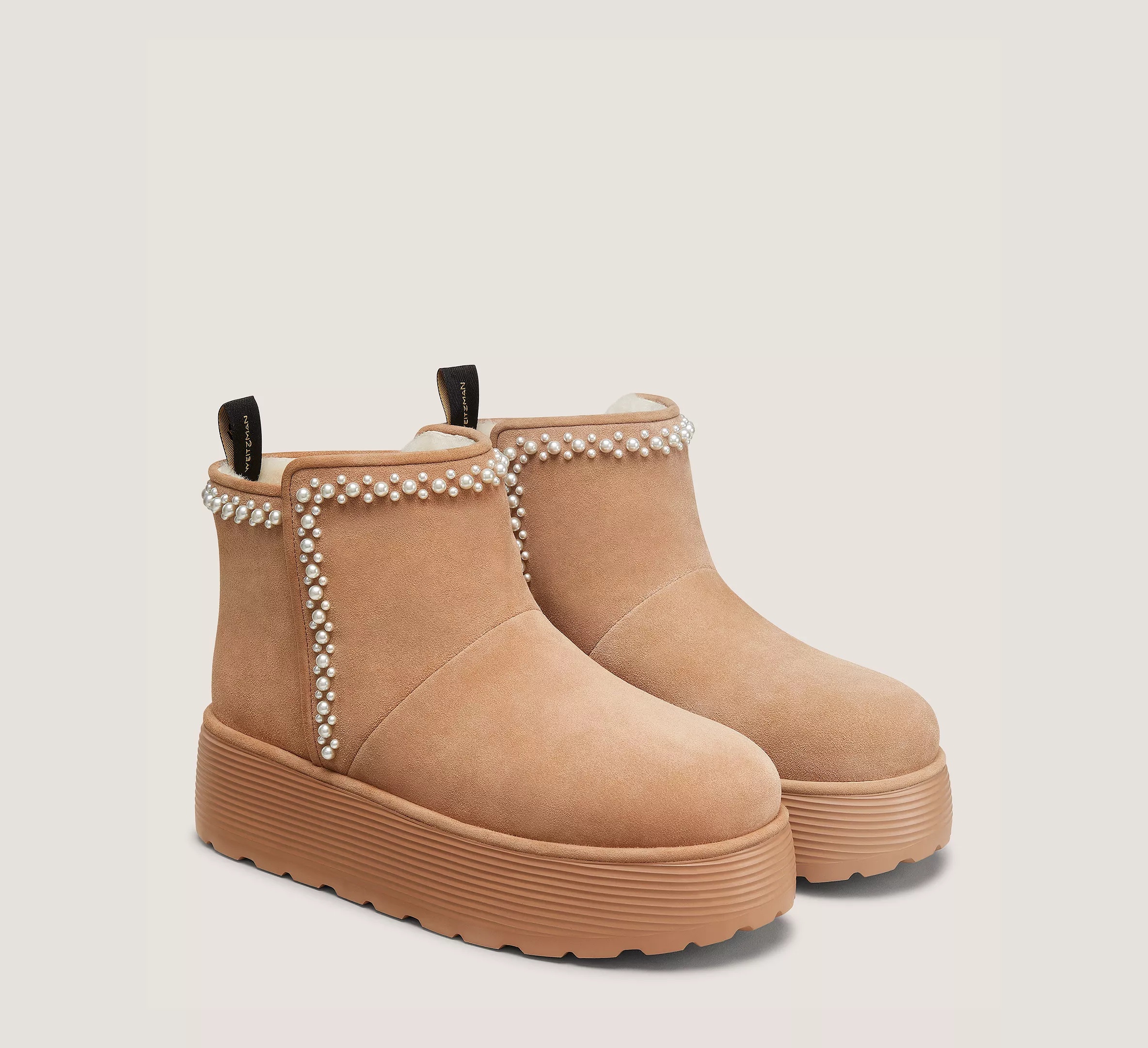 NELLIE PEARL FLATFORM BOOTIE - 2