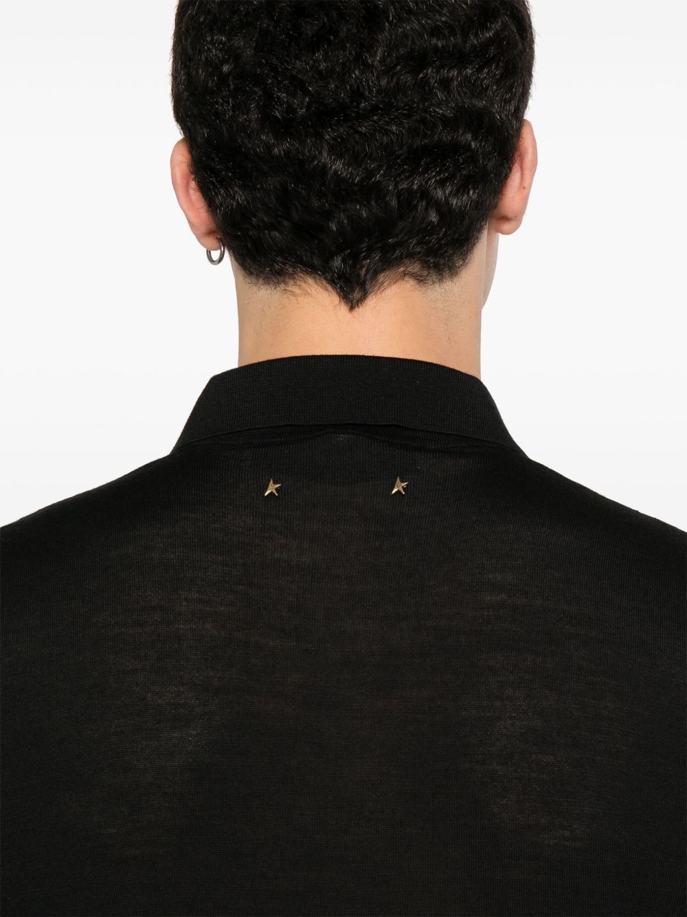 fine-knit polo shirt - 5