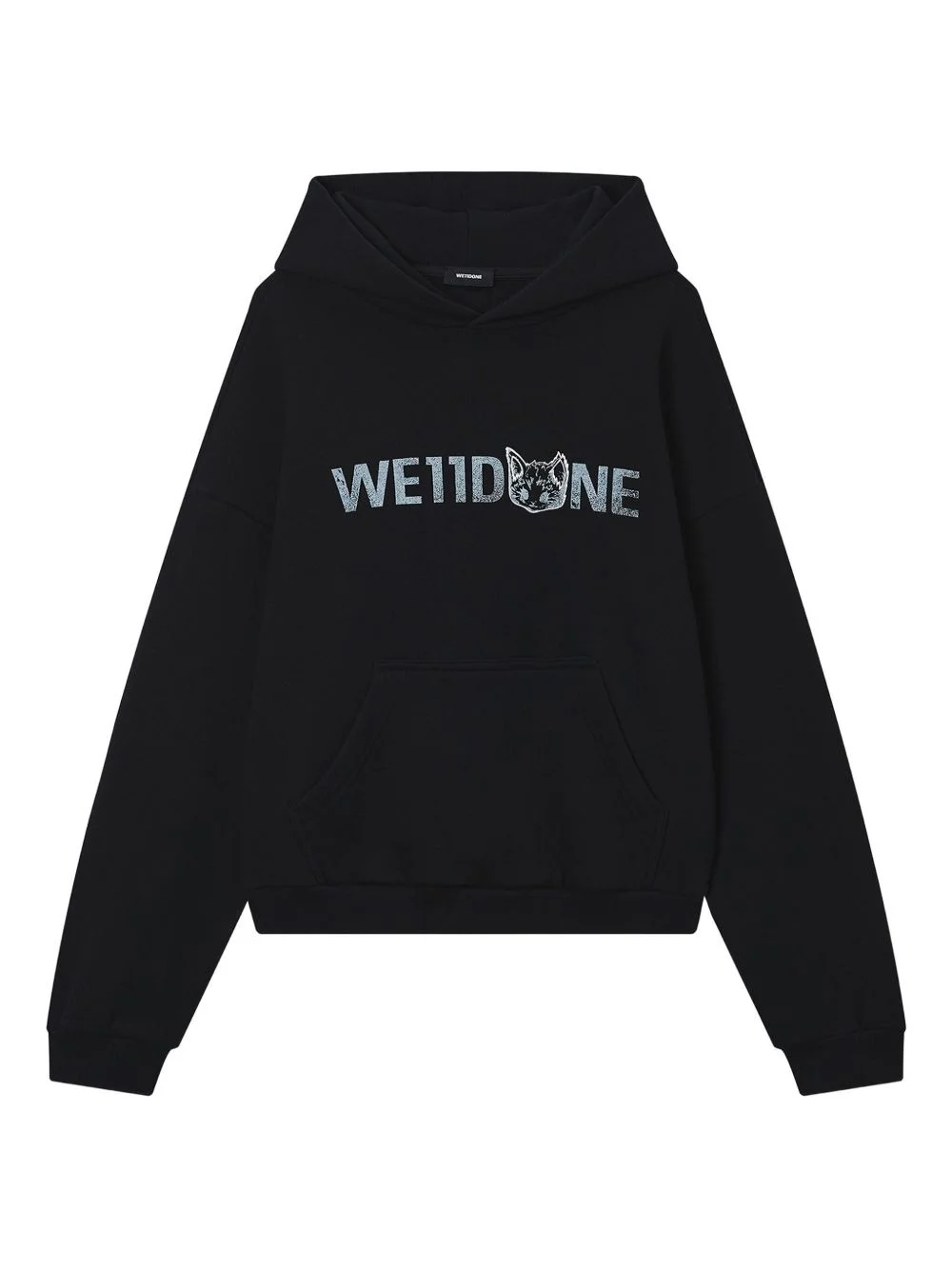 logo-print hoodie - 1