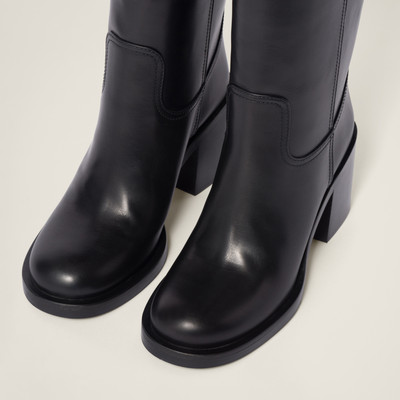 Miu Miu Leather boots outlook