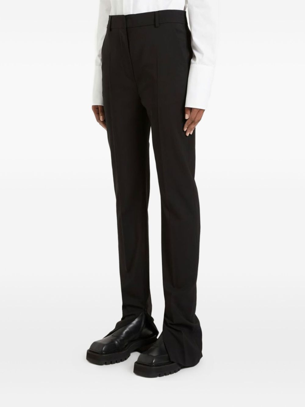 side-slit trousers - 2