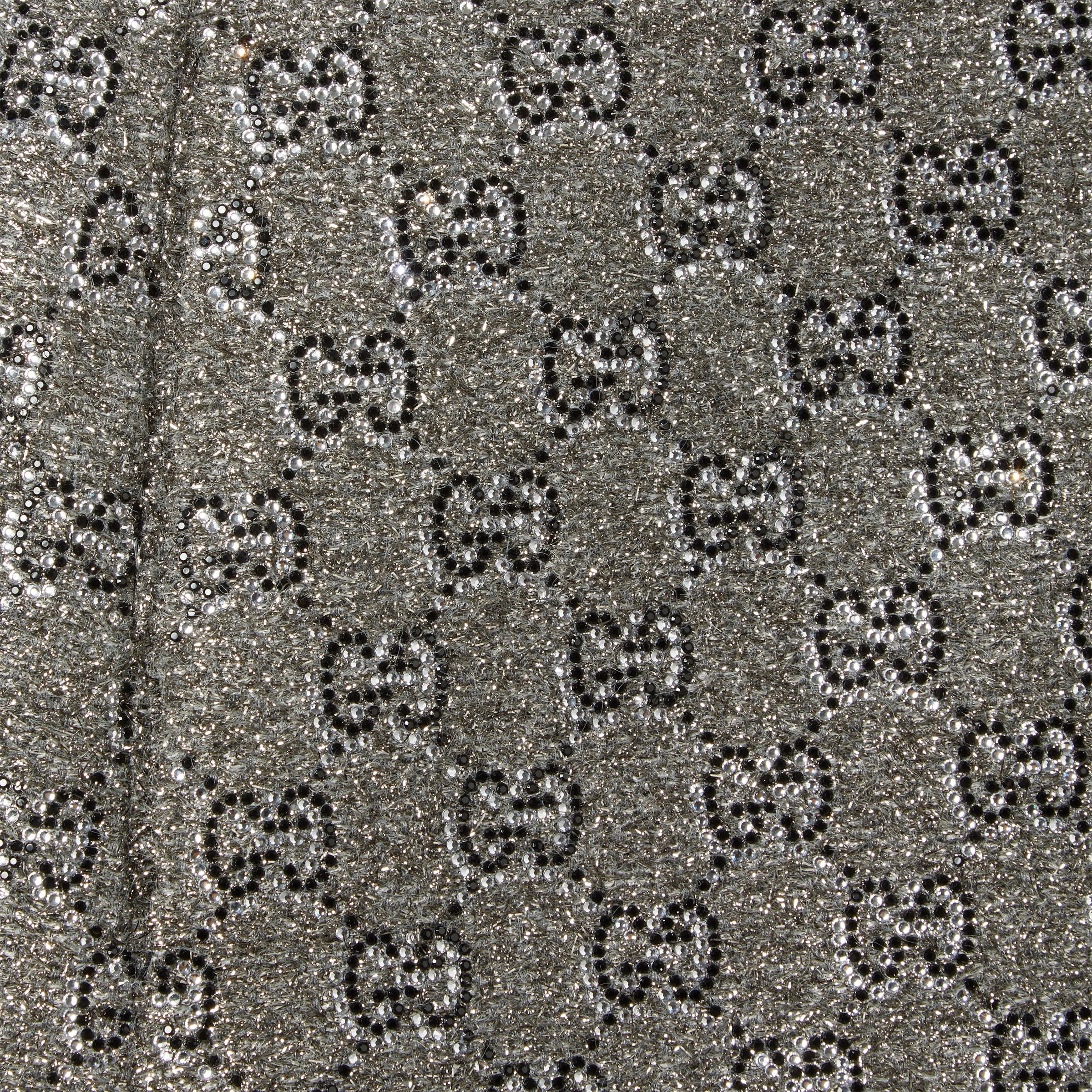 Embroidered GG wool tweed mini skirt - 7