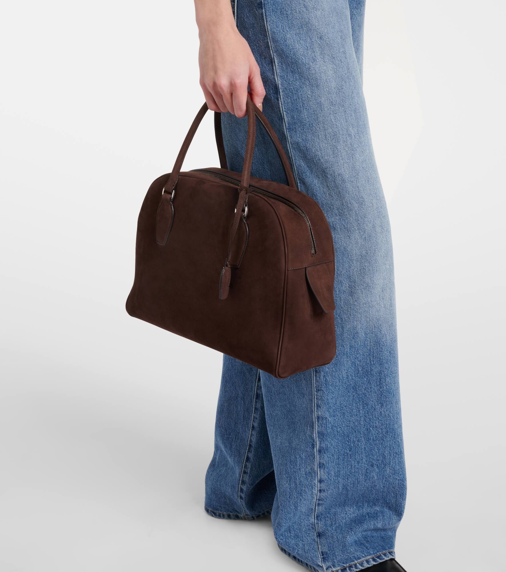India 12.00 suede tote bag - 2