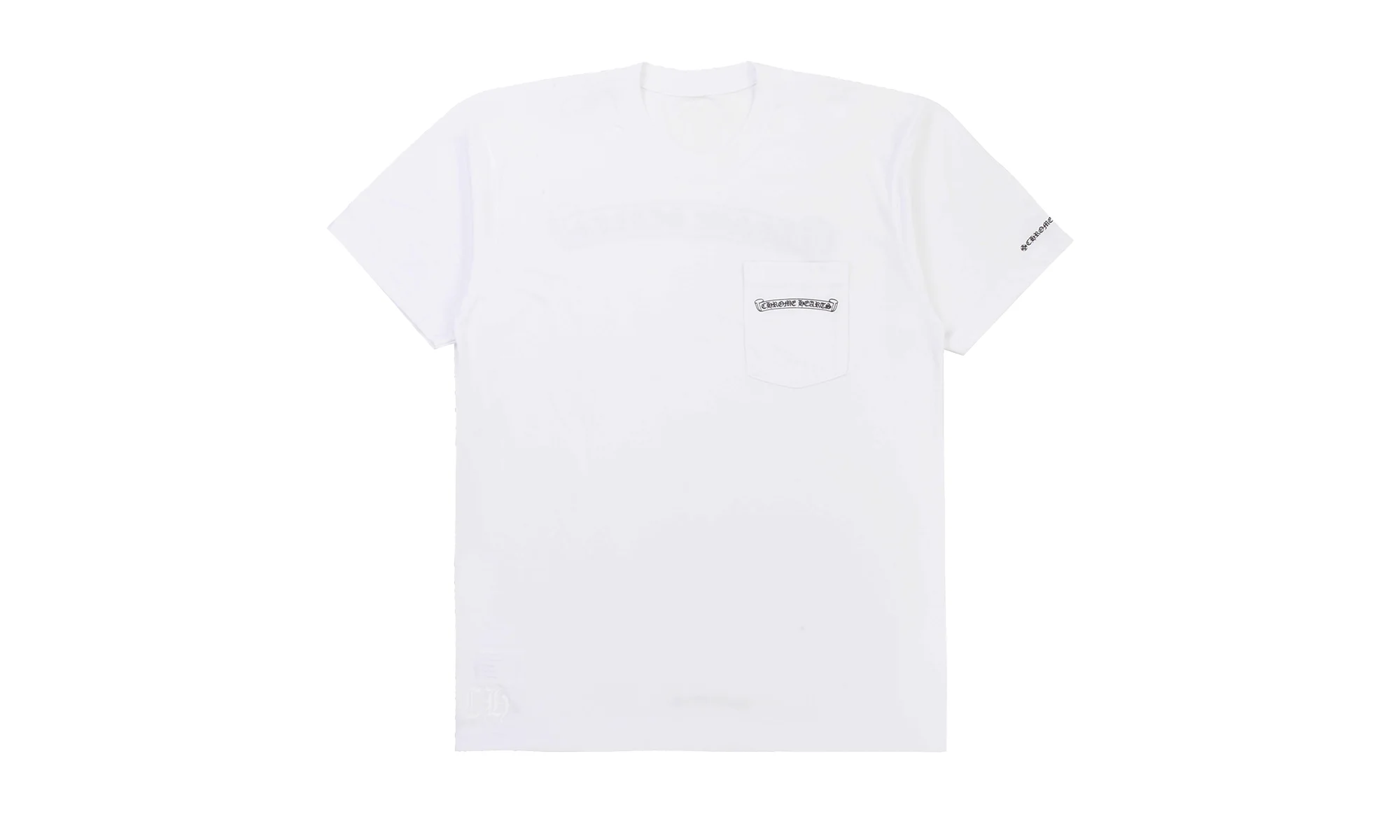 Scroll Logo Short Sleeve Tee "White" CHRM0163 - 1